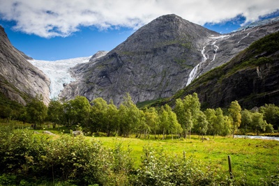 Le Glacier Briksdal au départ de Hellesylt